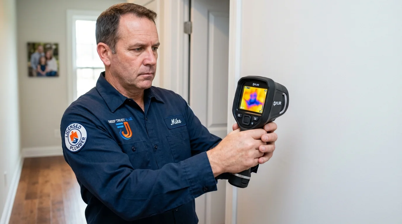 Thermal imaging leak detection by Johns Plumbing LLC in Lame Deer